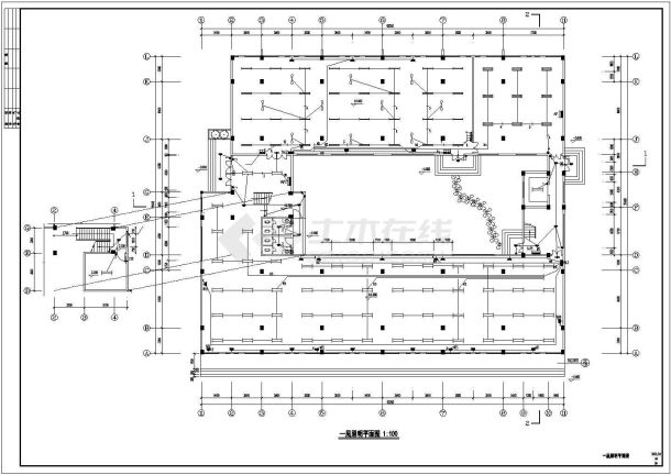 某学校学生宿舍楼建筑电气设计施工图-图二