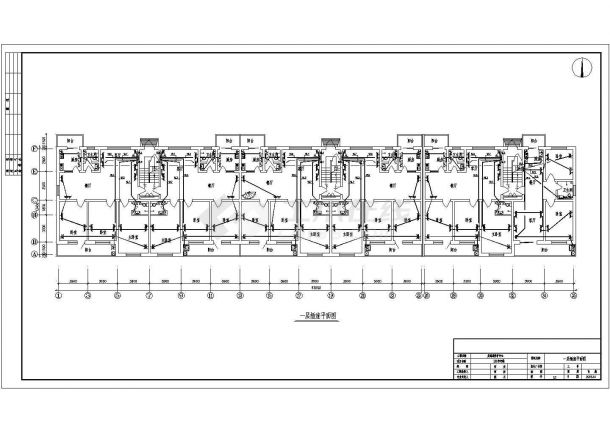 某地区住宅楼配电优化设计施工图纸  -图一