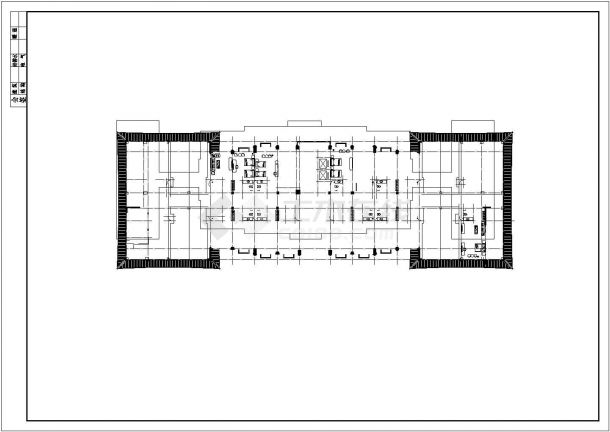 末对11层传统古典风格接待中心建筑施工图-图二