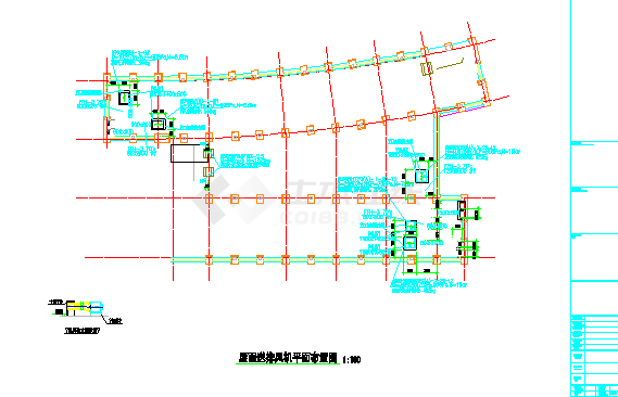 某市餐饮建筑地源热泵设计图纸-图一