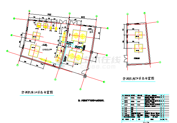 某场馆空调通风施工图-图一