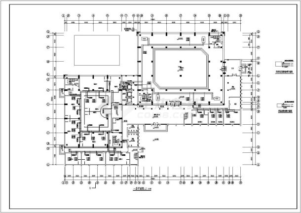 某娱乐城空调施工图纸（共13张）-图一