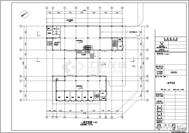 某地3层大型农贸市场建筑规划设计施工图-图二