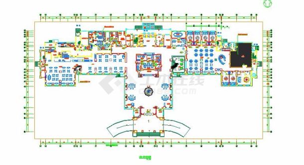 某地五星级酒店全套建筑施工设计图-图一