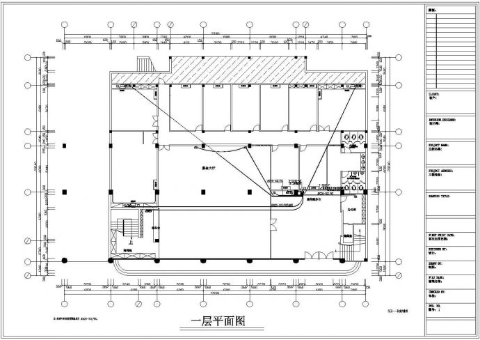 某三层大酒店电气设计CAD施工图_图1
