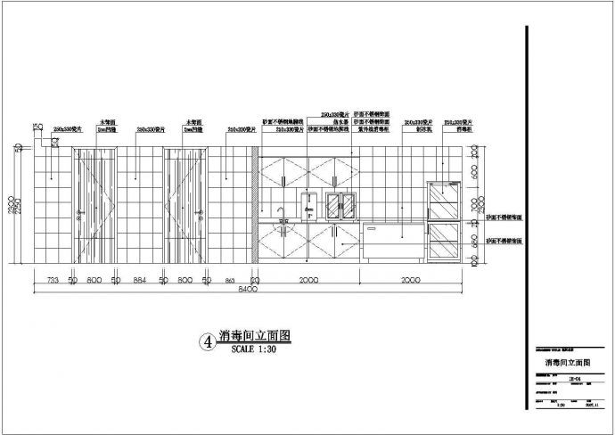 布草间结构设计方案全套CAD平面图_图1