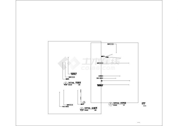 居住房地花尺寸设计方案全套CAD图纸-图一
