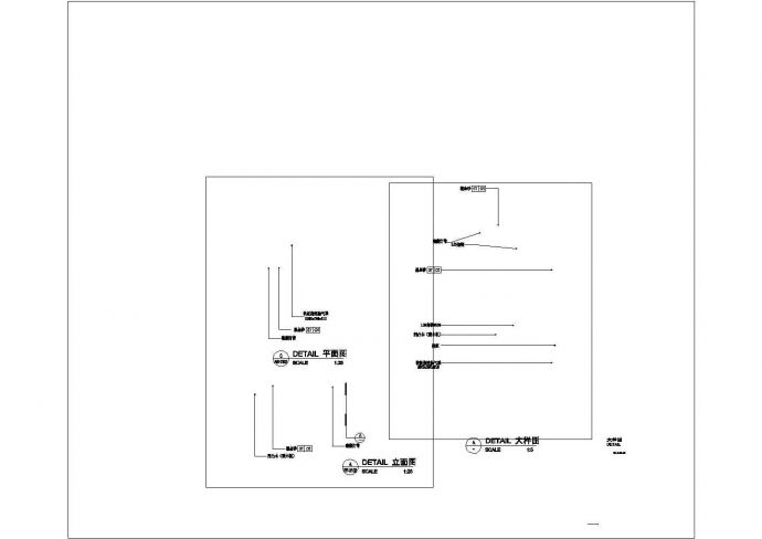 居住房地花尺寸设计方案全套CAD图纸_图1