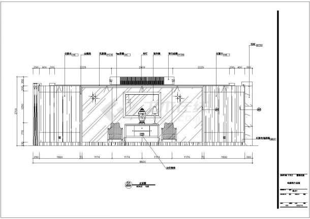 住宅楼电梯间设计方案及施工全套CAD图纸-图一