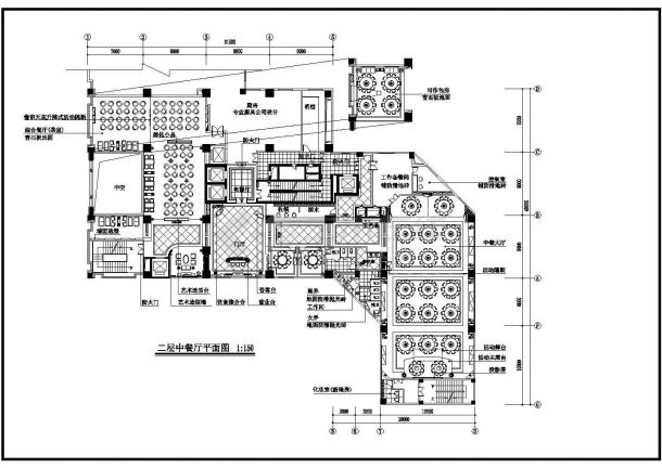 金湖2层施工设计方案全套CAD图纸-图一