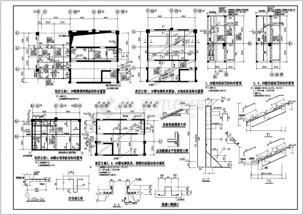 某高层框架剪力墙公寓结构设计施工图-图一