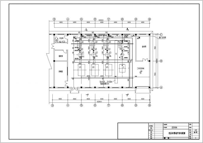 某空压机站全套工艺设计施工CAD图纸_图1
