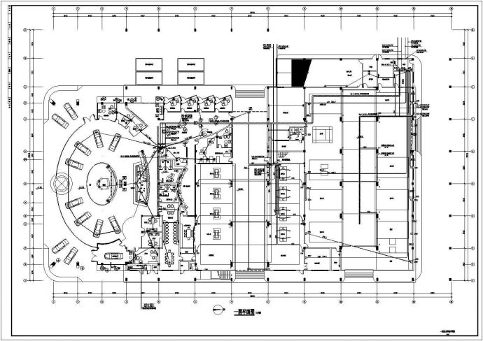 某地二层汽车3S店电气设计全套施工图_图1