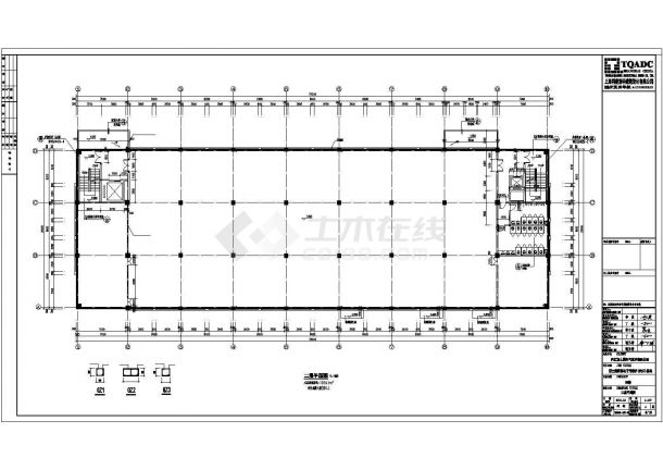 五层框架厂房建筑图纸（含计算书）-图二