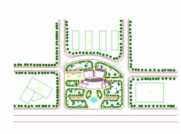 某地小型六层宾馆建筑方案图-图一