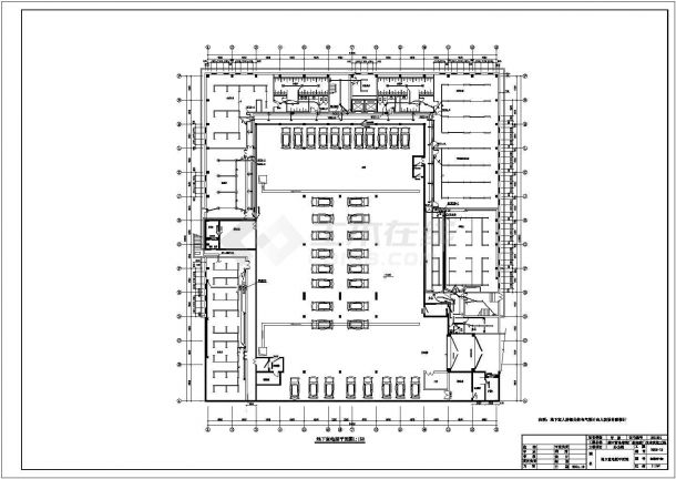 青岛某公司5层办公楼电气设计施工图-图一