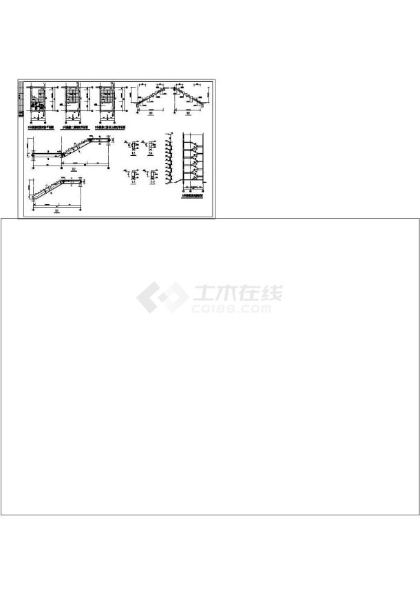 某地区学校公寓砌体建筑结构设计图-图二