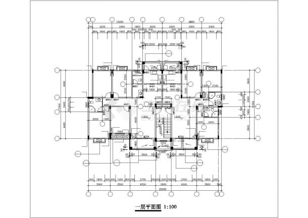 七层框架住宅建筑施工图纸（全套）-图二