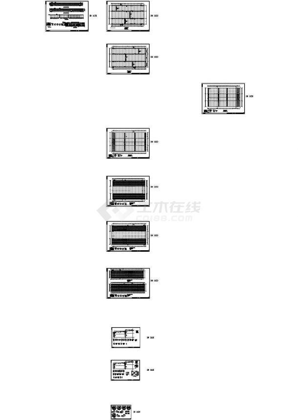 江苏安华细化钢结构CAD施工图-图一