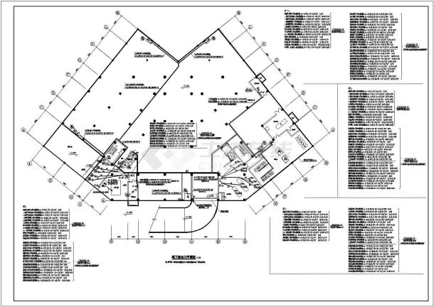 综合楼电气设计具体施工CAD图纸-图二