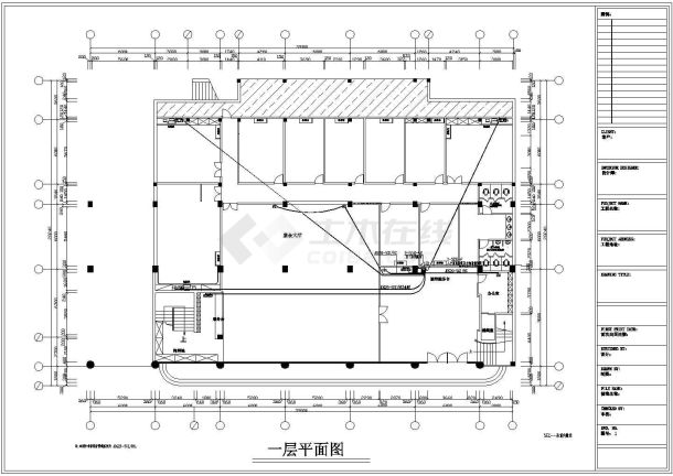 某地区一套详细完整的大酒店电气施工图纸-图一