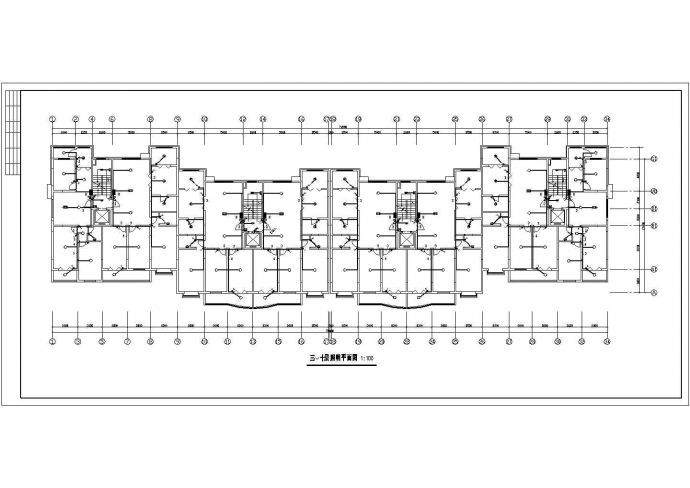 某地区十二层商住楼强电设计CAD图_图1