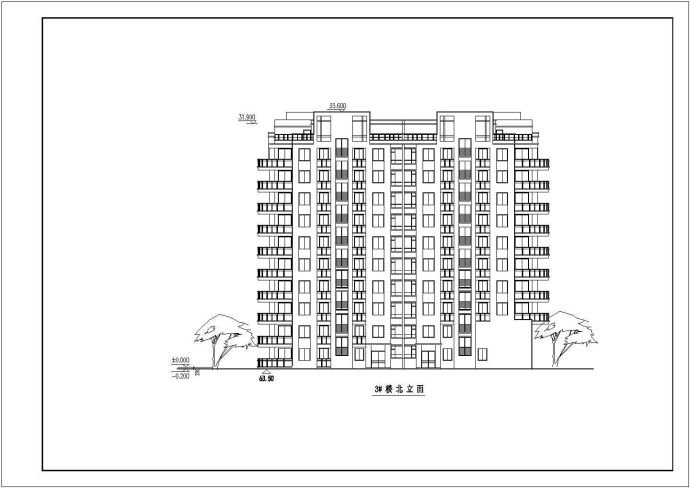 航运新村高层1号住宅建筑设计CAD施工图_图1