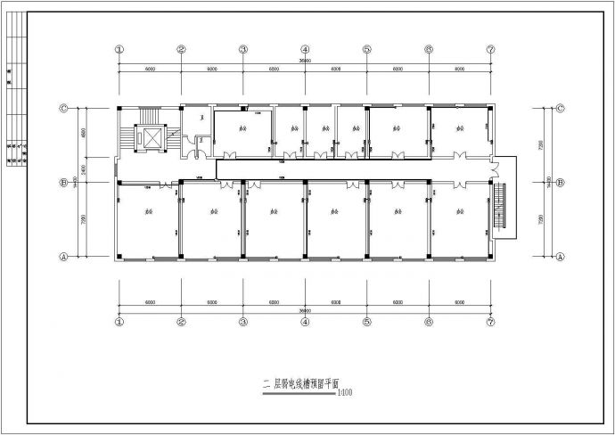 某地区四层住宅楼建电气设计CAD图_图1