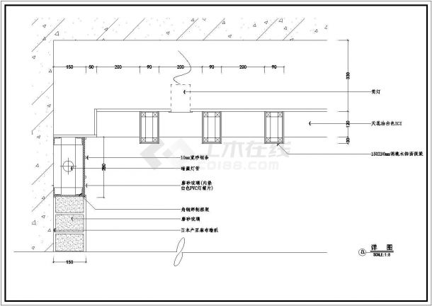 某地个人中式别墅室内装修CAD设计施工图-图一