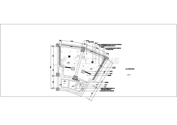 小区公共卫生间设计方案及施工全套CAD图纸-图二