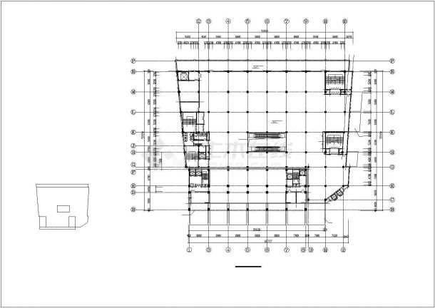 某地多功能高层综合商业办公楼建筑设计施工图-图二