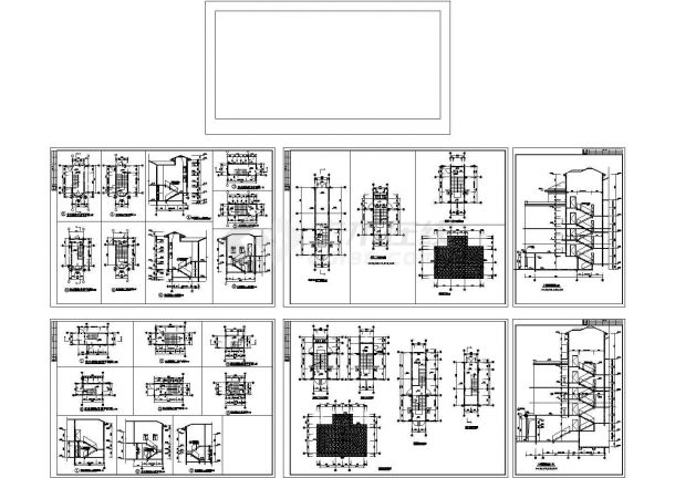 南京市区某复式小康住宅楼梯CAD设计图-图一
