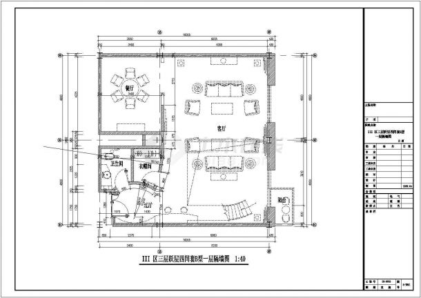 酒店主楼套房隔墙全套CAD平面图-图二