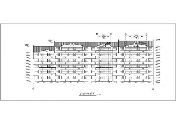 7层住宅建筑设计方案及施工全套CAD图纸-图二