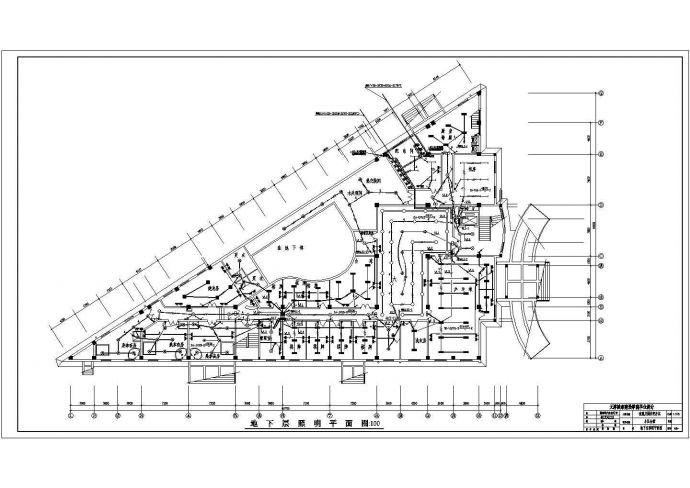酒店电气设计方案及施工cad图纸_图1