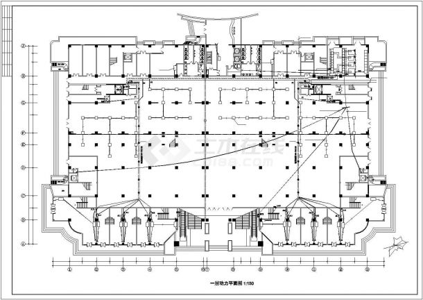 酒店全套电气设计施工CAD图设计方案-图二