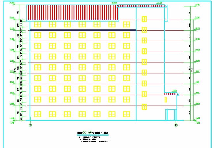 某地大酒店设计建筑方案图