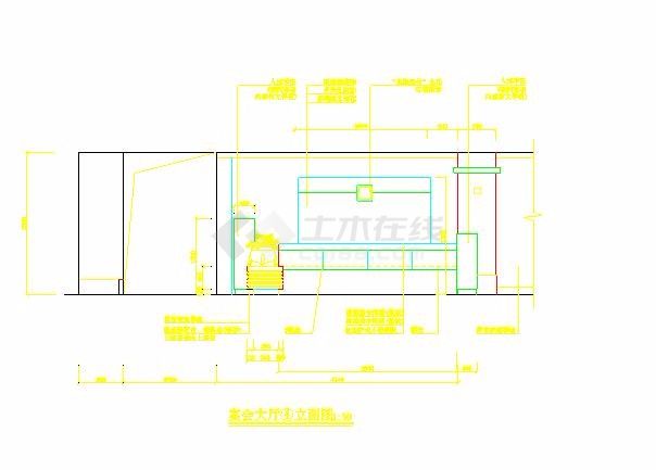 某地简单大酒店建筑设计图-图一