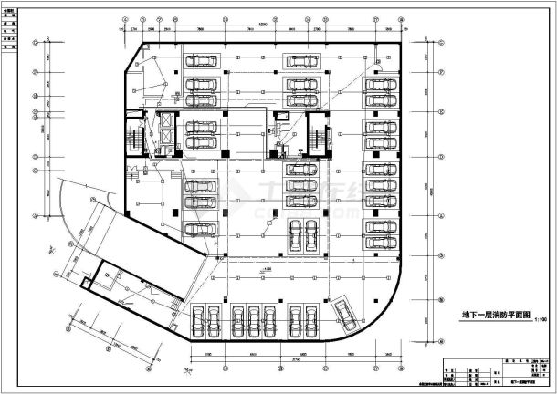 大酒店全套电气设计施工CAD图方案-图二