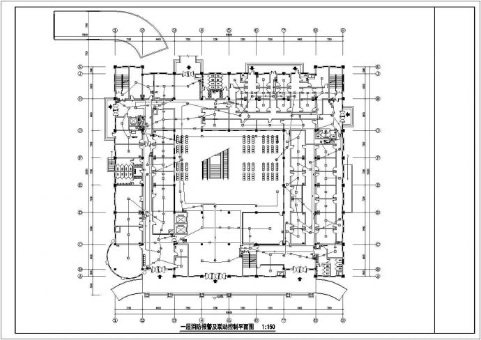 医院门诊楼全套电气设计施工CAD图_图1