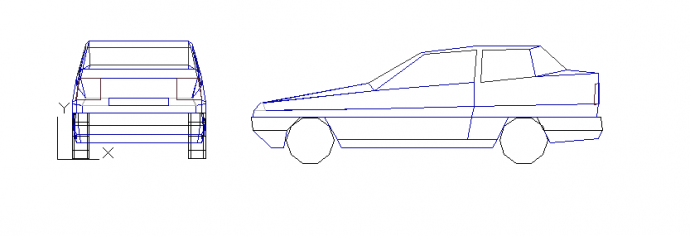 CAD绘画轿车全集_图1
