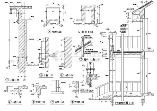 办公楼建筑设计方案及施工全套CAD图纸-图二