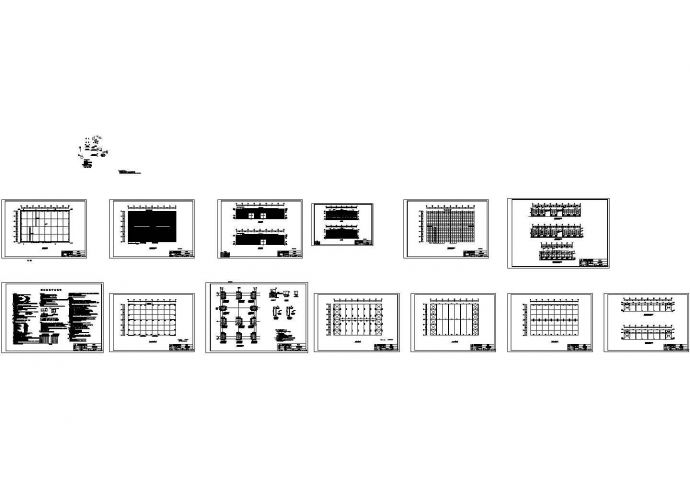 某机械公司单层钢结构厂房设计cad全套结构施工图（含设计说明）_图1