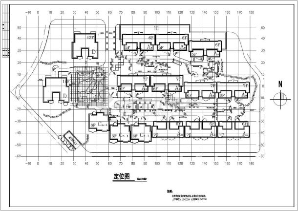 某景观施工及设计方案全套CAD平面图-图二