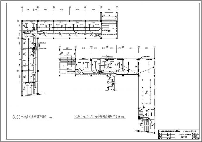 某地区火车站电气设计施工CAD图_图1