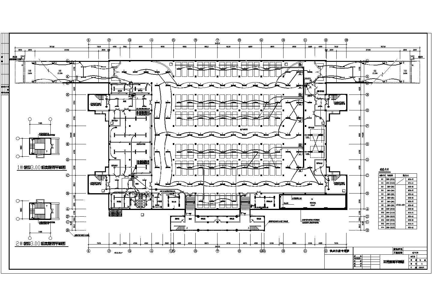 某地区地下车库电气总设计方案CAD图