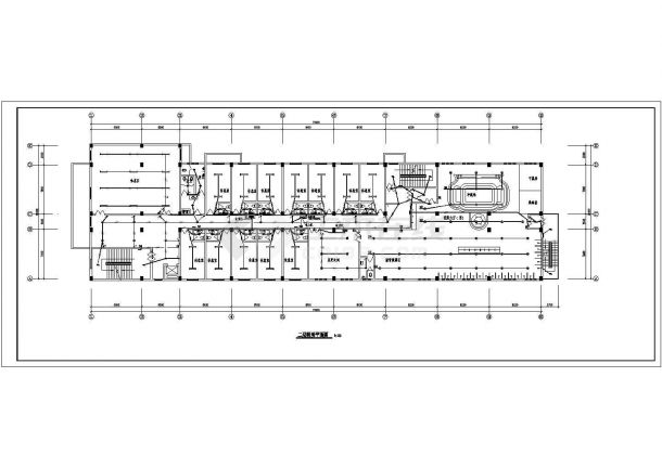 洗浴中心全套电气施工设计图纸（标注详细）-图二