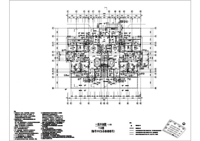 6层9#11#多层住宅全专业设计施工图_图1