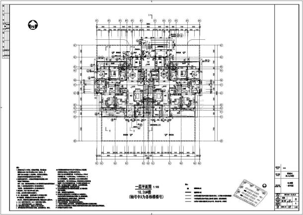 6层18,19,26#多层住宅全专业图纸-图一