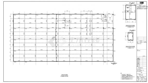 T1045CB-19-G-1食堂-结构CAD-图一